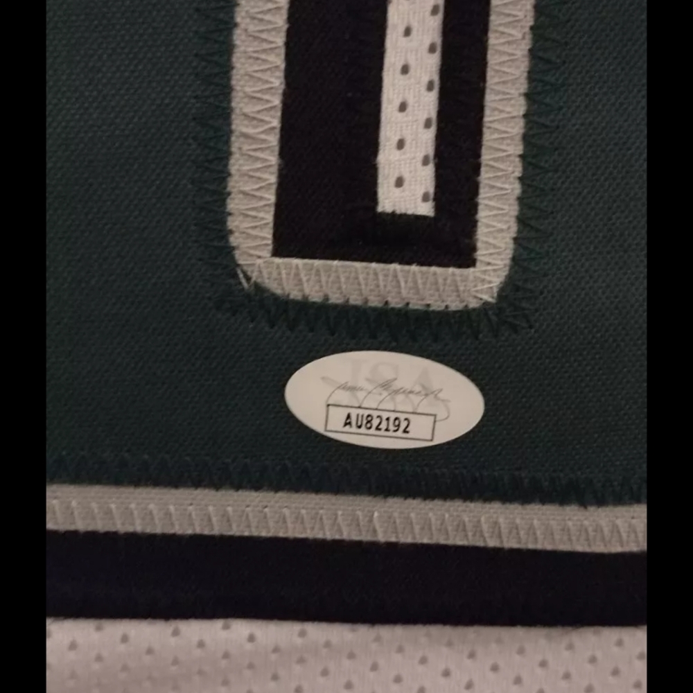PHILADELPHIA EAGLES BRYCE HUFF AUTOGRAPHED SIGNED JERSEY JSA COA